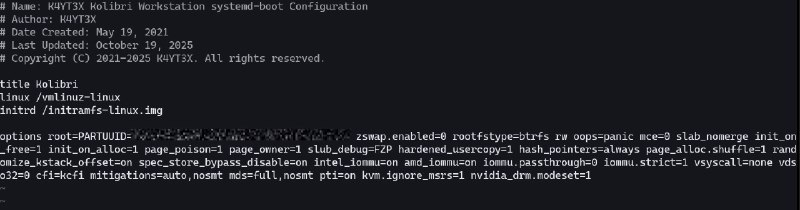 可能有些关注我一段时间的人知道我有一个 hardened Linux kernel sysctl 配置