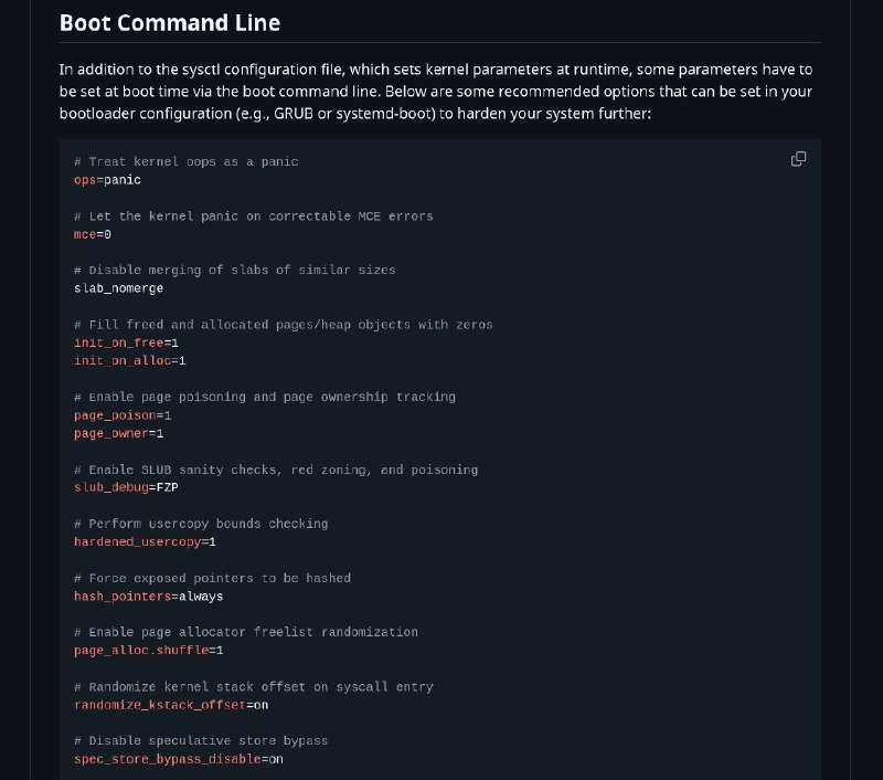 可能有些关注我一段时间的人知道我有一个 hardened Linux kernel sysctl 配置