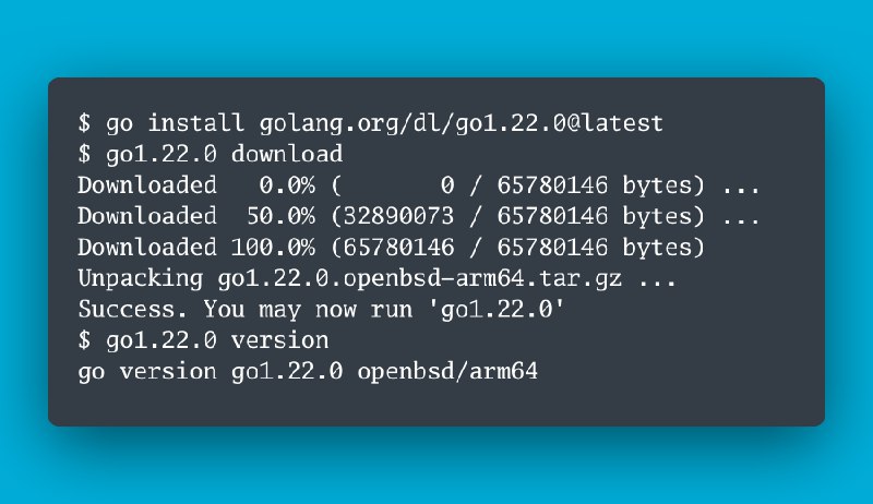 Go (@golang)