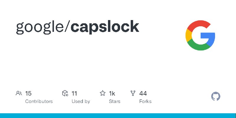 GitHub - google/capslock