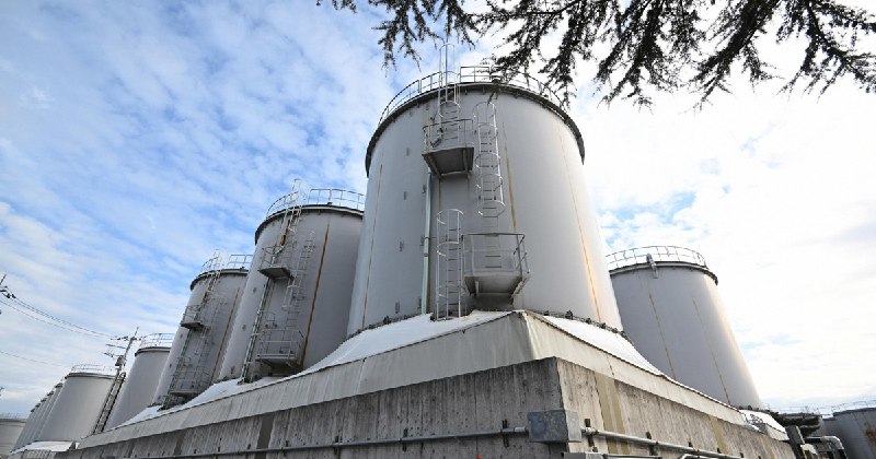 福島第1原発の処理水タンク解体を開始　海洋放出以降初めて