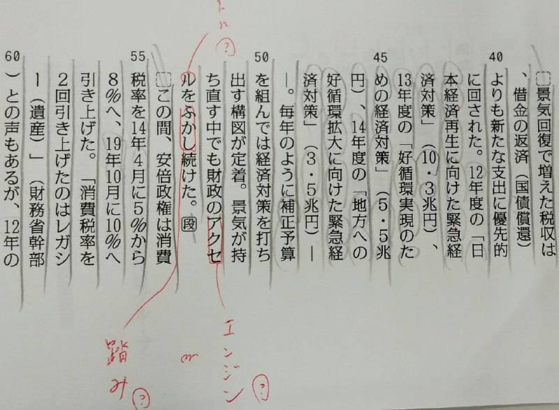 「アクセルをふかす」 どこがおかしい？