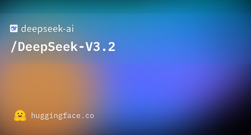 deepseek-ai/DeepSeek-V3.2 · Hugging Face