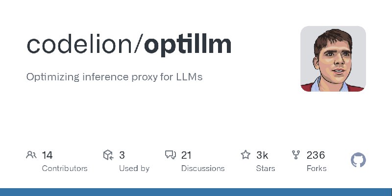 GitHub - codelion/optillm: Optimizing inference proxy for LLMs