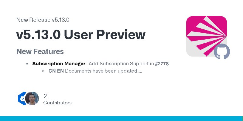 Release v5.13.0 User Preview  · v2fly/v2ray-core