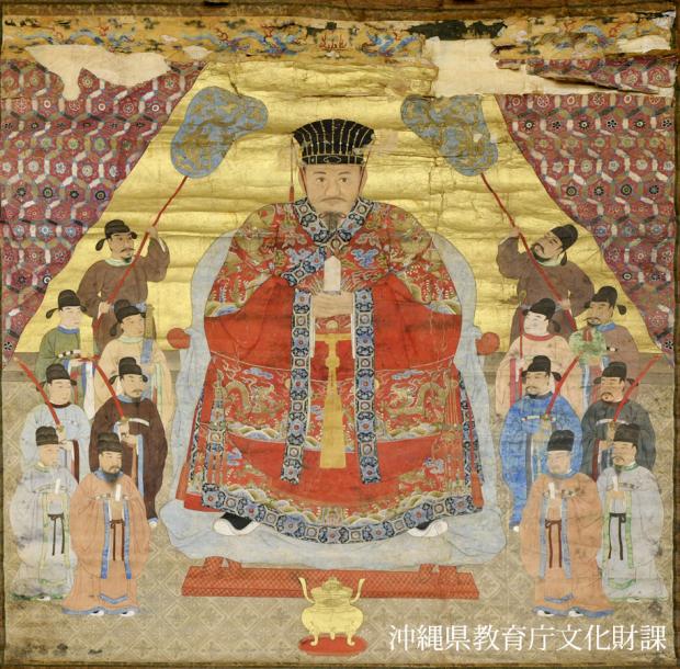 琉球国王の肖像画、米国で発見　現存確認は初か