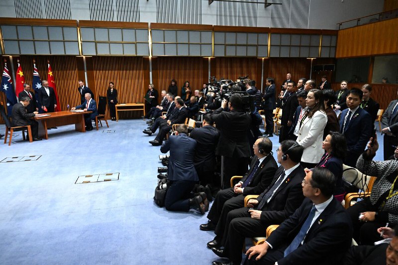 Chinese Officials’ Viral Moment Casts Shadow on Australia Visit