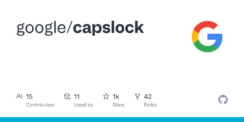 GitHub - google/capslock