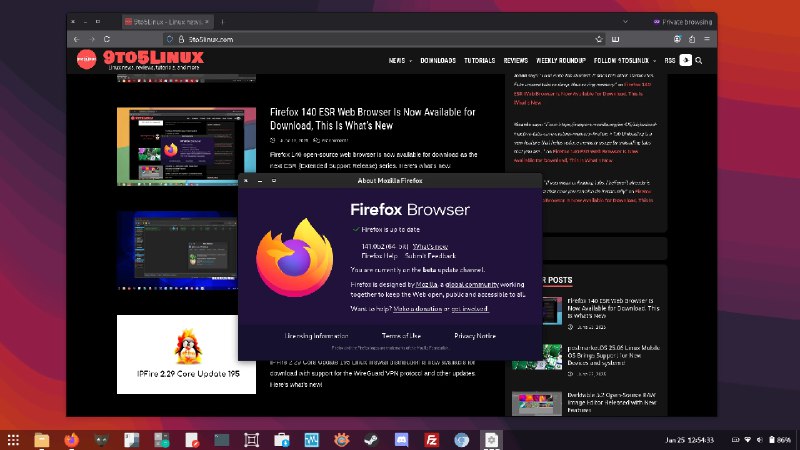 Firefox 141 Promises to Use Less Memory on Linux Systems, Beta Out Now - 9to5Linux