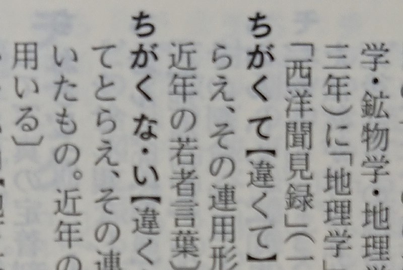 認め難い「違くて」「違かった」
