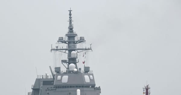 海自護衛艦が中国領海を航行　日本に「深刻な懸念」伝達