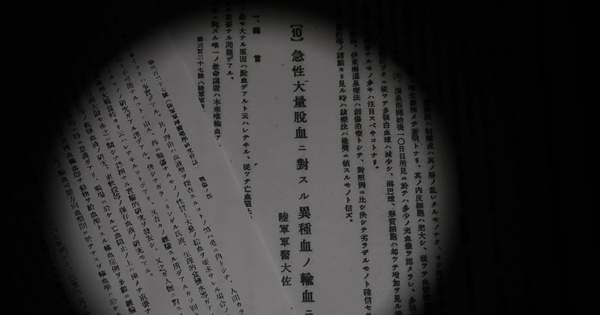 【独自】日中戦争時に「異種輸血」実験　ウマも利用、23人対象 | NEWSjp