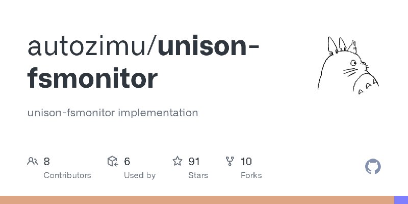GitHub - autozimu/unison-fsmonitor: unison-fsmonitor implementation