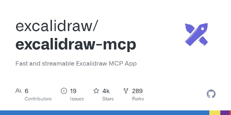 GitHub - excalidraw/excalidraw-mcp: Fast and streamable Excalidraw MCP App