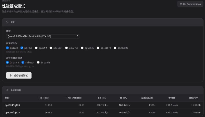 oMLX 太好用了，已经把 LM studio 卸载了图一图三：TurboQuant KV Cache enabled, 4bit / channel; DFlash enabled图二图四：无优化oMLX 太好用了，已经把 LM studio 卸载了图一图三：TurboQuant KV Cache enabled, 4bit / channel; DFlash enabled图二图四：无优化