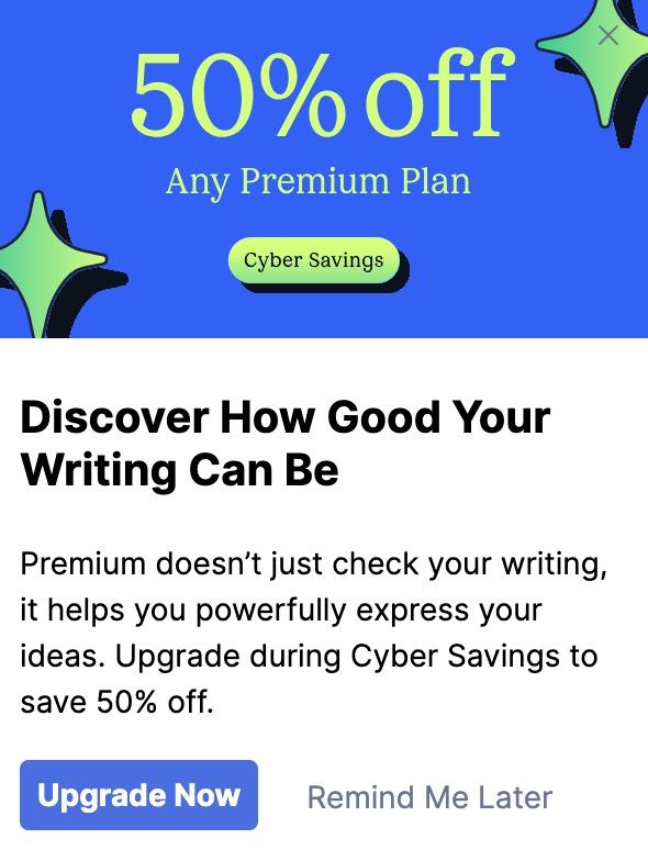 是不是 AI 替我把之前趾高气昂的 grammarly 打「伏」了突然发现 grammarly 变得买得起了😹是不是 AI 替我把之前趾高气昂的 grammarly 打「伏」了突然发现 grammarly 变得买得起了😹