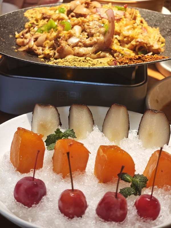 冻梨冻柿子冻樱桃