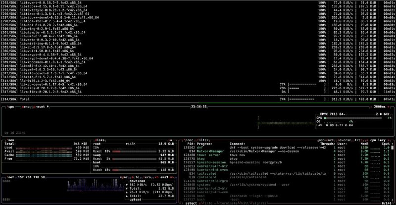 f41 升 f42 大概是第一次用 dnf5 升级，整个过程真是丝滑得不得了dnf5 真的是太好用了