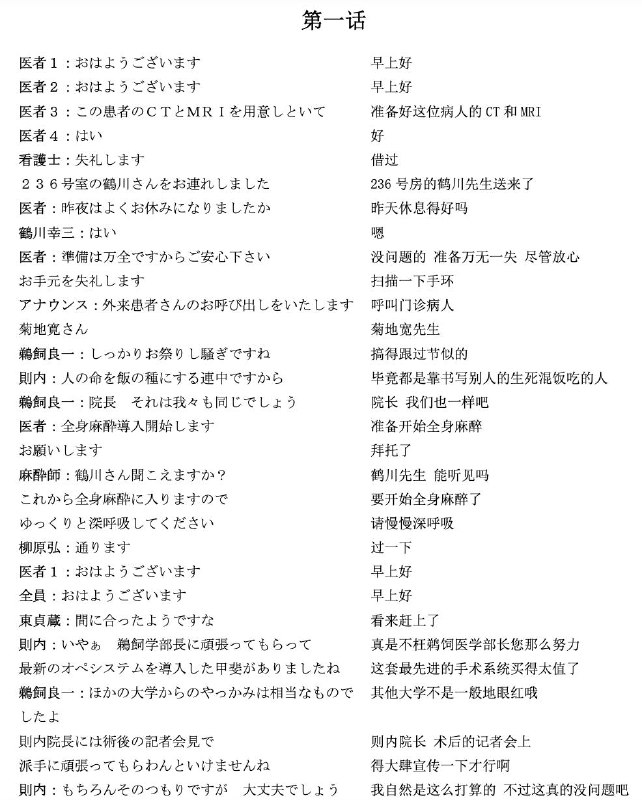白い巨塔のセリフを朗読して、日本語の練習をし始めたけっこう噛んだし詰まりもしたけど、ちゃんと感情を込めて読み上げたまぁ、長いこと日本語をほとんど喋ってなかったもんね