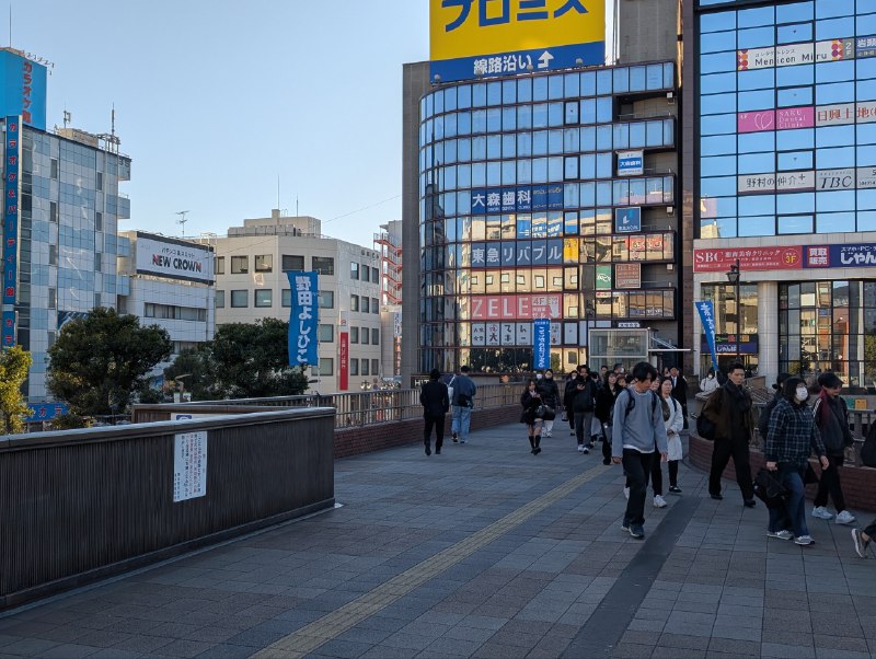 大成功立憲民主党的野田佳彦党首星期一早晨 07:00-08:30 在千葉的津田沼駅前天桥上亲自派发传单