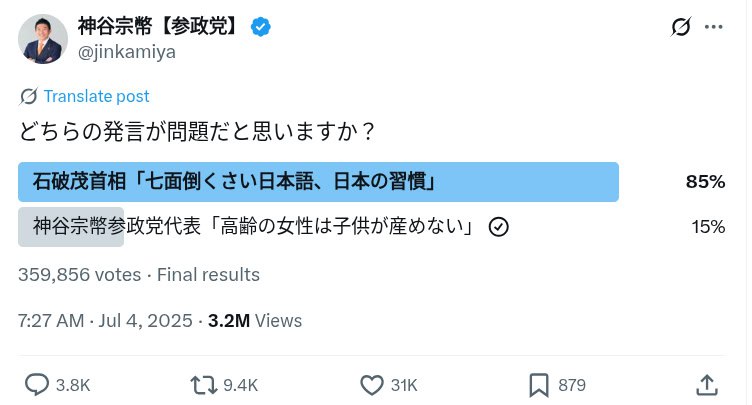 この国の未来が心配