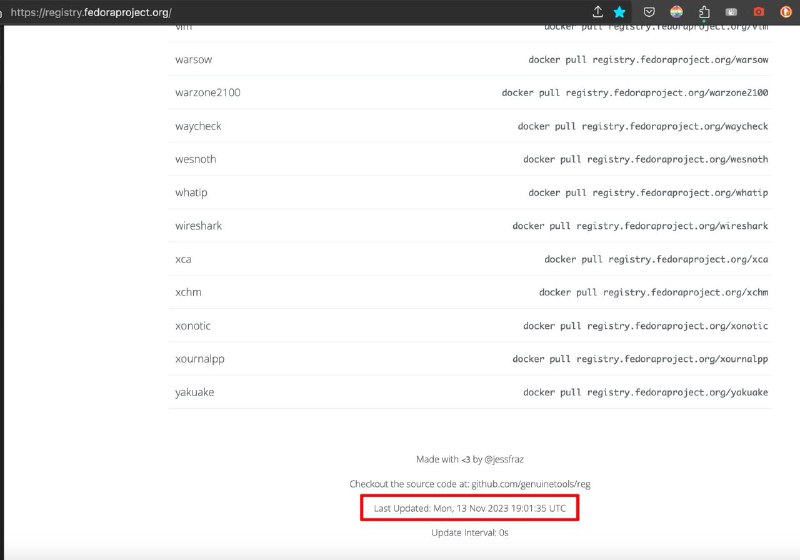 fedora 的镜像仓库挂了半年了😌
