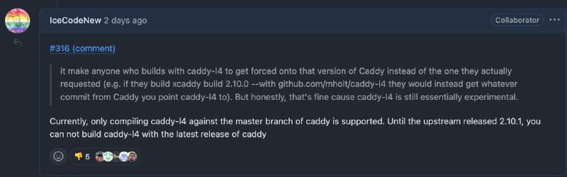 大概是我第一次在 GitHub 上被集体点踩，我把这个帐记在 Golang 身上这个时代大家似乎都很缺耐心，但多了很多戾气