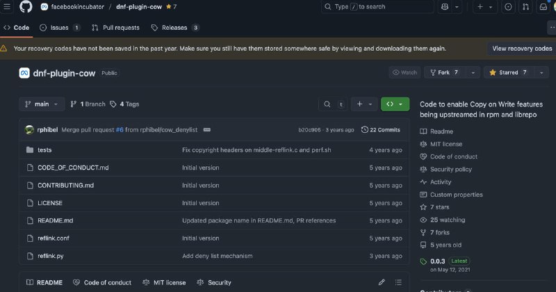 我才发现我很早就 star 了这个仓库了，但是我把这个项目忘了个一干二净看完分享我觉得其实这个项目最大的潜力不在于节省安装时间和降低对存储空间的需求上，而是比如在边缘节点缓存 rpm 包并互相分发加速传输这种场景，可以从 RPM-Cow 方案中获得很大的收益新方案意味着 rpme 包在安装完以后不再是需要清理的缓存垃圾了