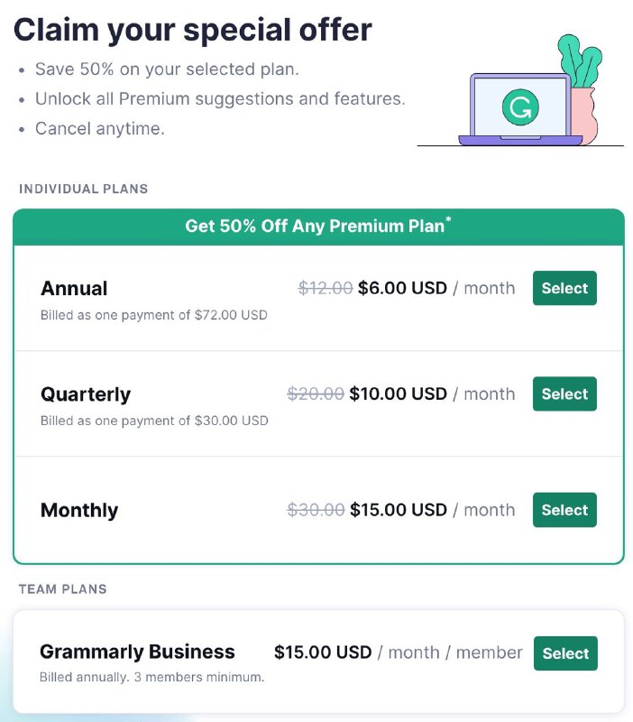 是不是 AI 替我把之前趾高气昂的 grammarly 打「伏」了突然发现 grammarly 变得买得起了😹是不是 AI 替我把之前趾高气昂的 grammarly 打「伏」了突然发现 grammarly 变得买得起了😹